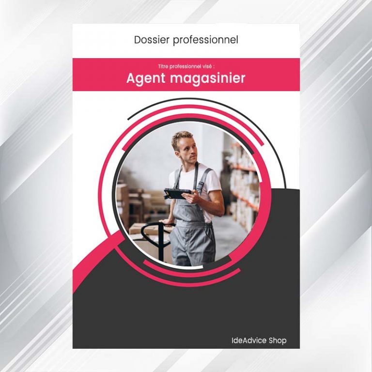 Dossier Professionnel Agent magasinier