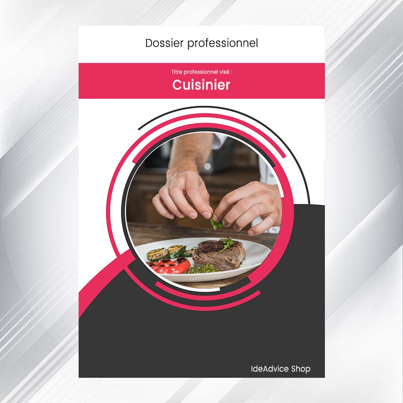 Dossier Professionnel Cuisinier