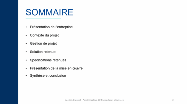 Diaporama Administrateur d'infrastructures sécurisées – Image 2